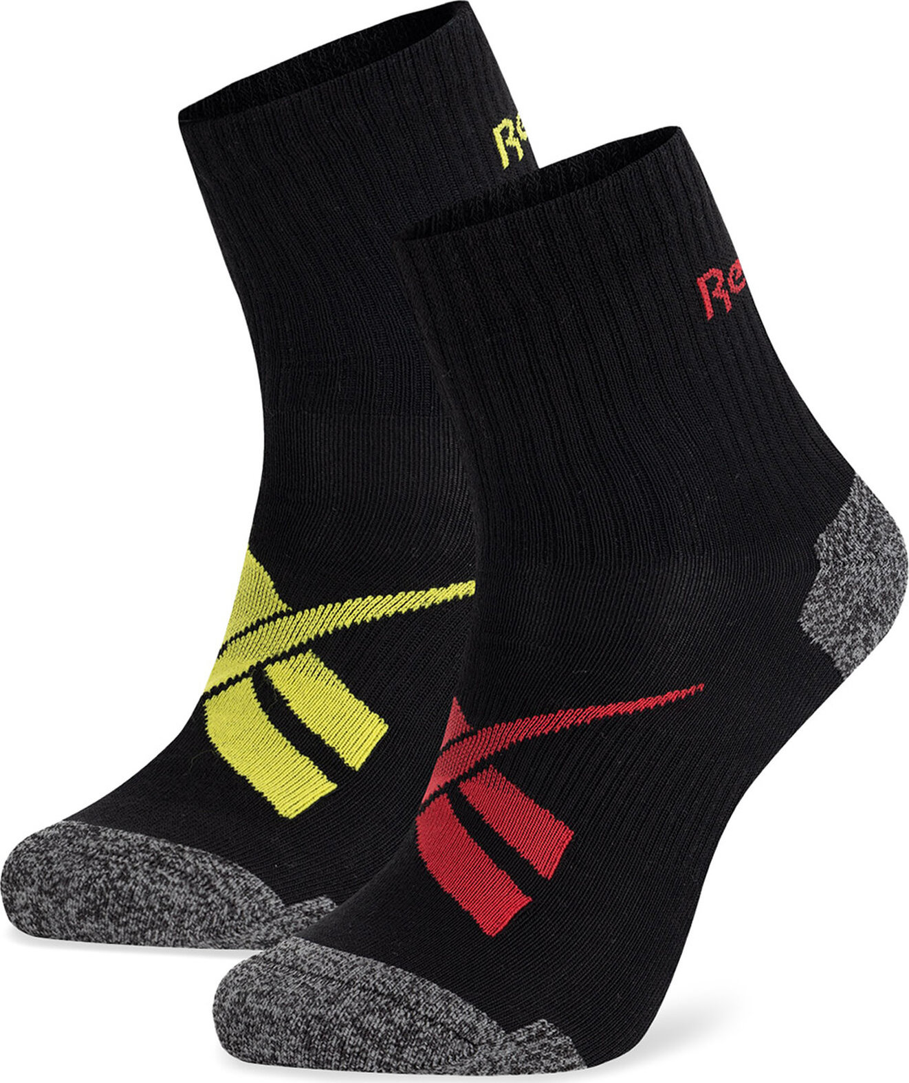 Sada 2 párů vysokých ponožek unisex Reebok R0418-SS24 (2-pack) Černá