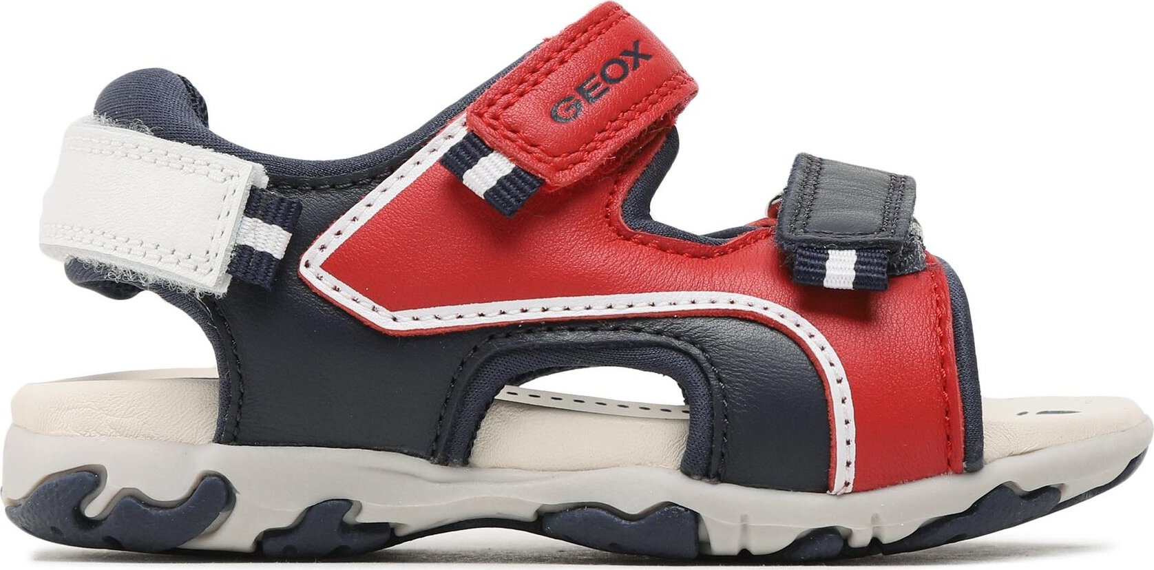 Sandály Geox B Sandal Flaffee Boy B3559A08515C7217 S Červená