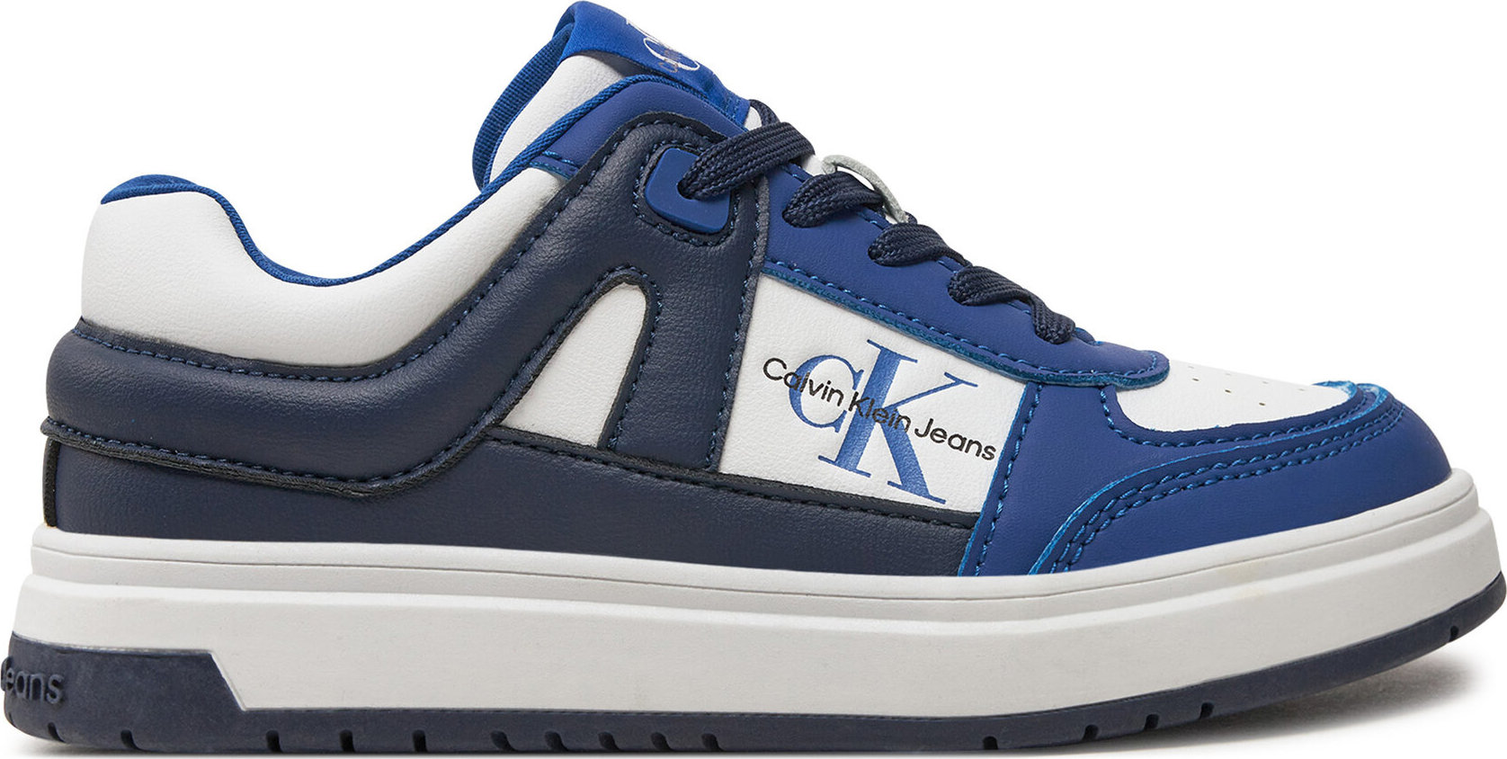 Sneakersy Calvin Klein Jeans Low Cut Lace-Up/Sneaker V3X9-81060-1355 M Tmavomodrá