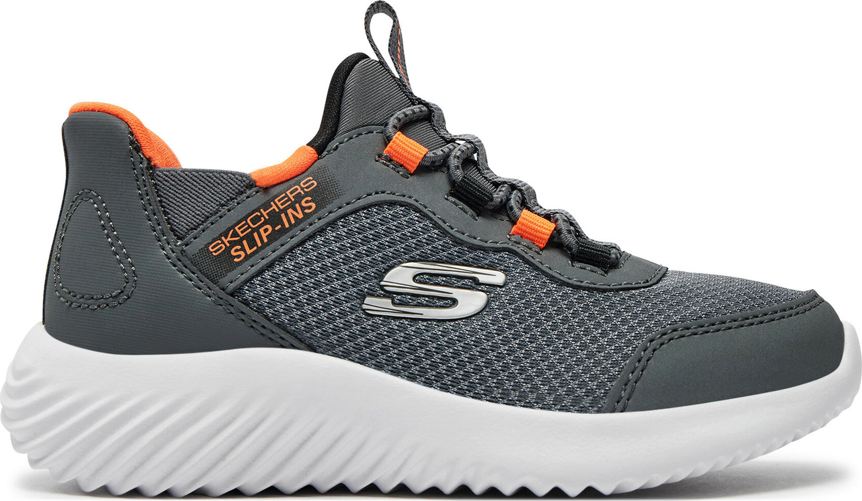 Sneakersy Skechers Bounder-Brisk-Burst 403822L/CCOR Šedá