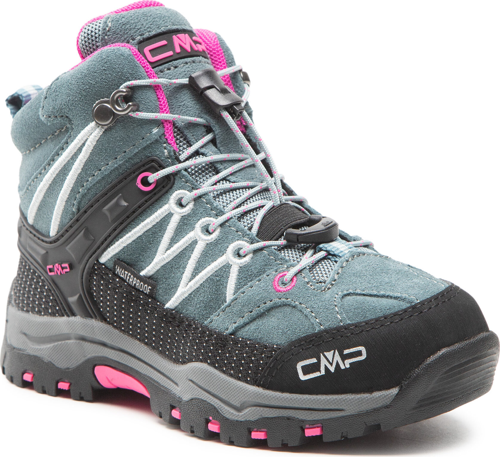 Trekingová obuv CMP Kids Rigel Mid Trekking Shoe Wp 3Q12944 Šedá