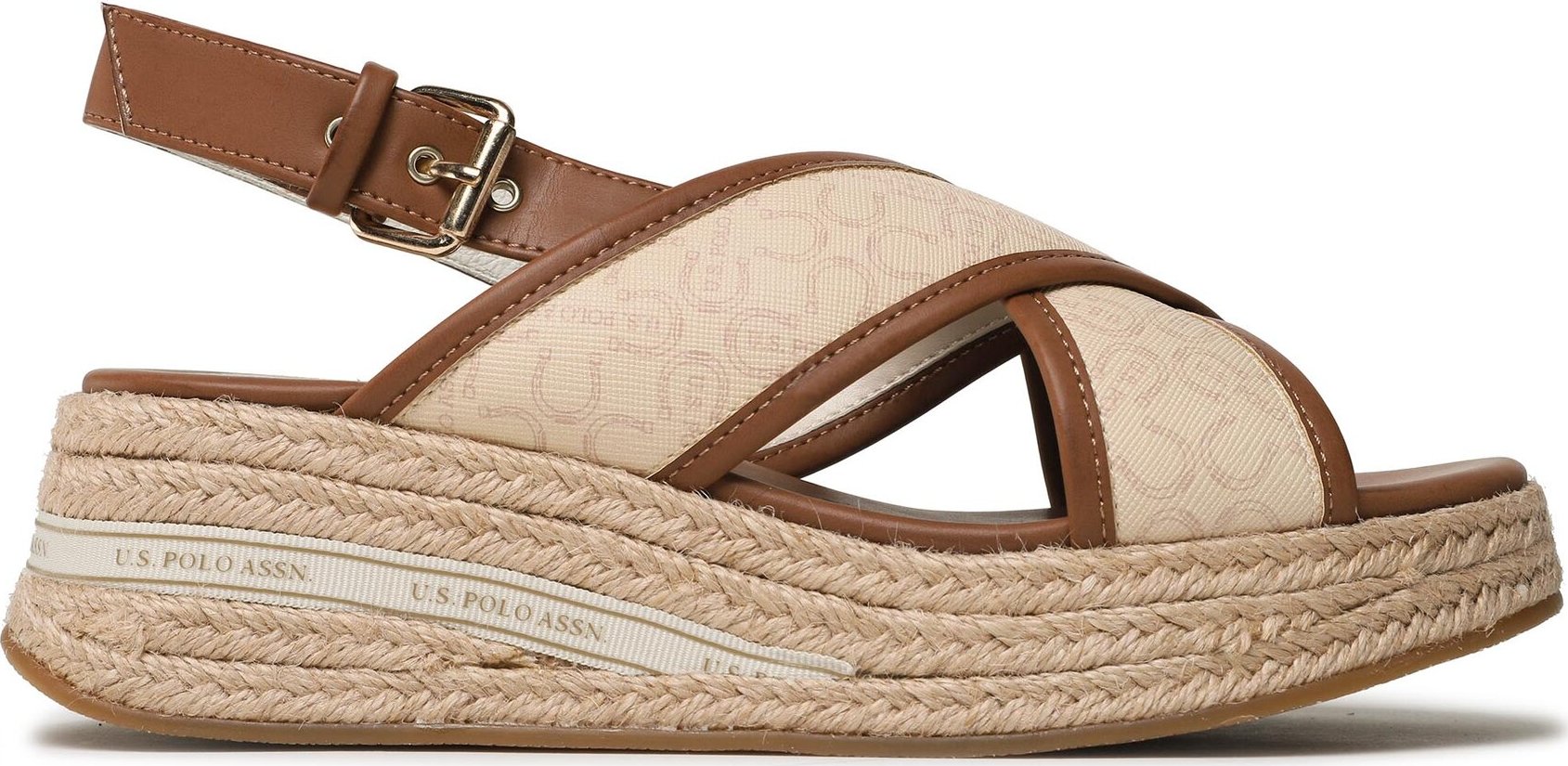 Espadrilky U.S. Polo Assn. Glory GLORY005 Hnědá