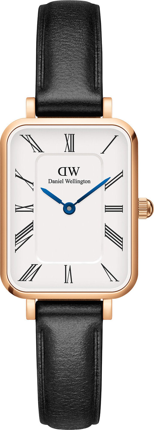 Hodinky Daniel Wellington Quadro Roman Numerals Sheffield DW00100689 Černá