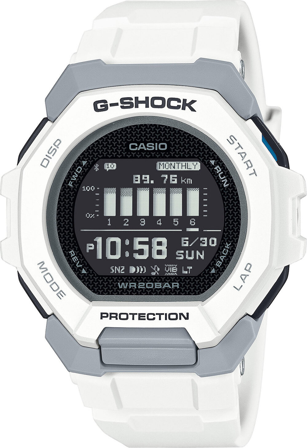 Hodinky G-Shock GBD-300-7ER Bílá