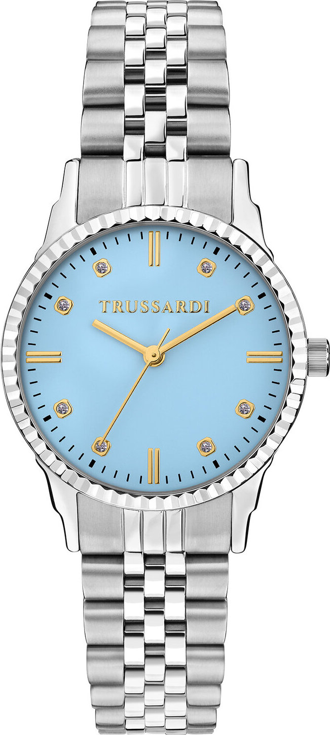 Hodinky Trussardi R2453144511 Světle modrá