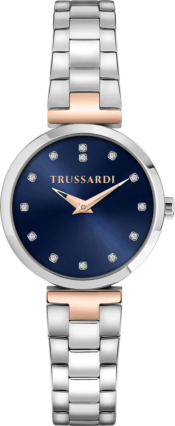 Hodinky Trussardi R2453164504 Tmavomodrá