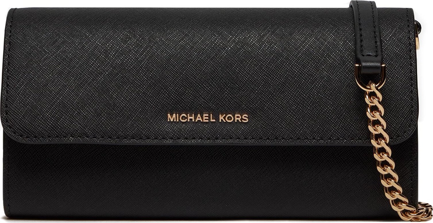 Kabelka MICHAEL Michael Kors Jet Set 32S4GJ6C9L Černá