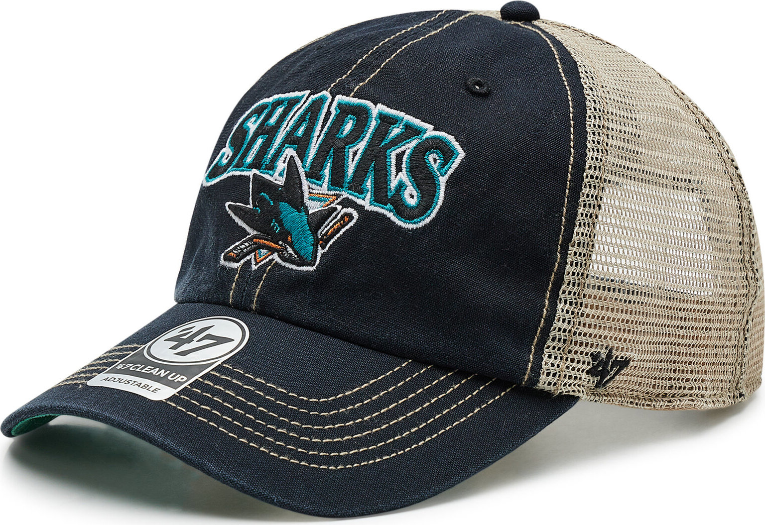 Kšiltovka 47 Brand Nhl San Jose Sharks Trucker H-TSCLA22LAP-VB Černá