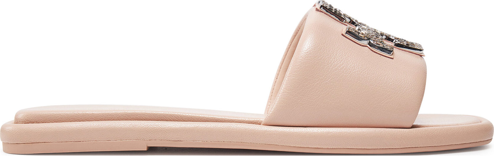 Nazouváky Tory Burch Double T Deco Sport Slide 158768 Růžová