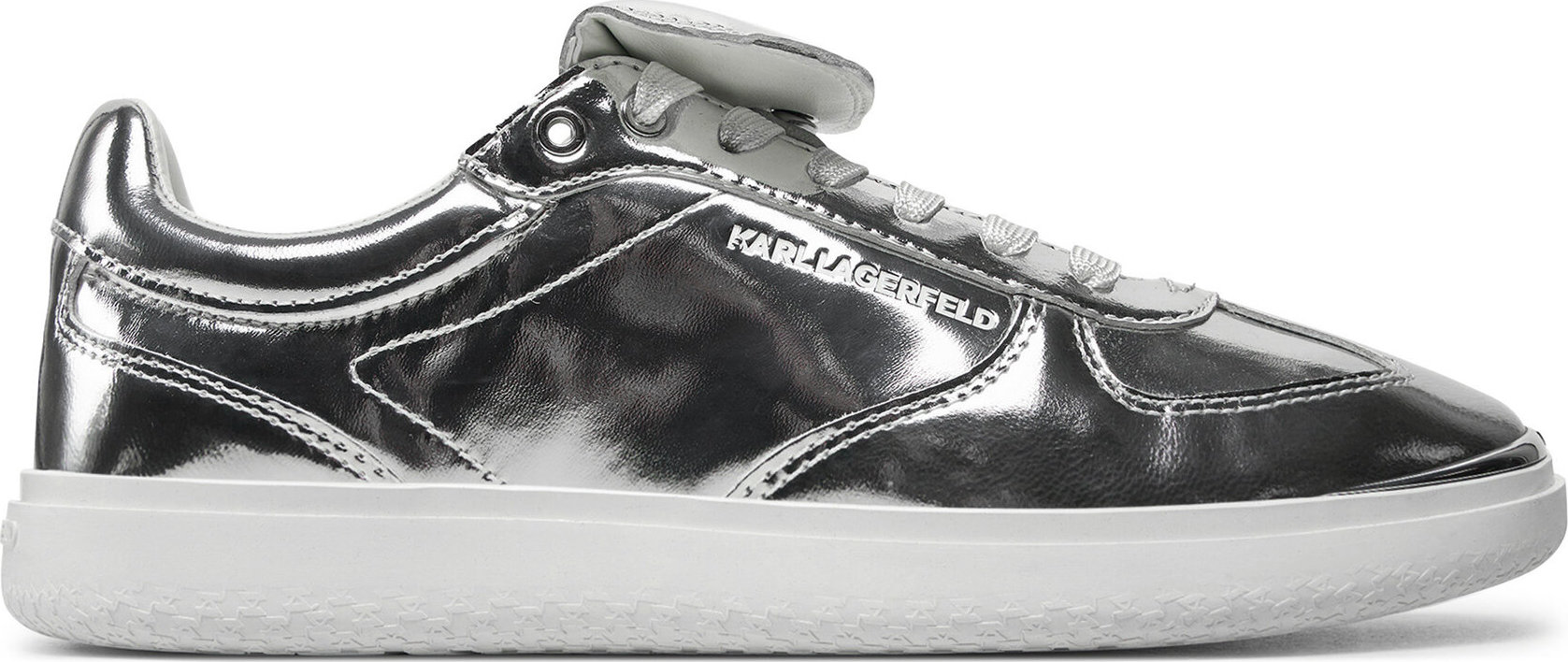 Sneakersy KARL LAGERFELD KL63820 Stříbrná